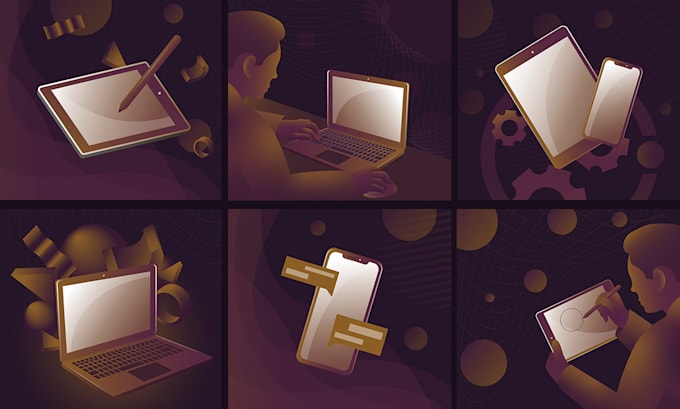 draw a vector illustration