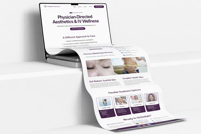 design modern responsive website
