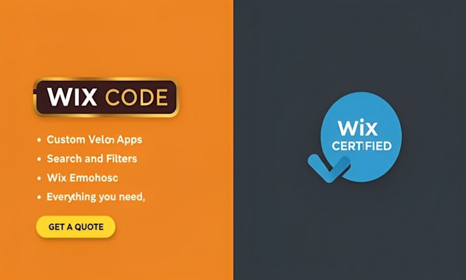 develop wix website using wix velo, wix code, wix website design, wix velo code