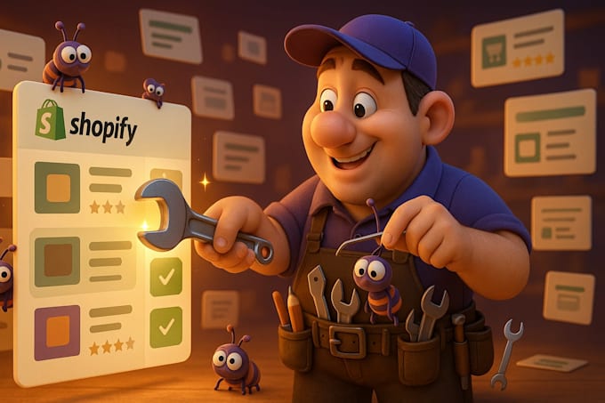 fix your shopify bugs and customize your store theme professionally