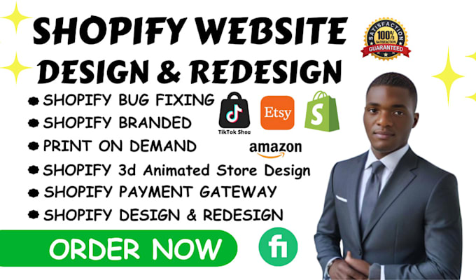 shopify 3d animated website, design and redesign, theme customization, bug fix