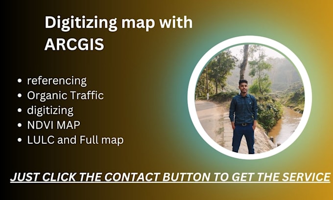 provide end to end gis services lulc,ndvi and digitizing map