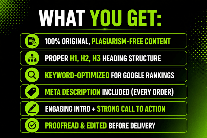 write SEO blog posts and articles that rank on google
