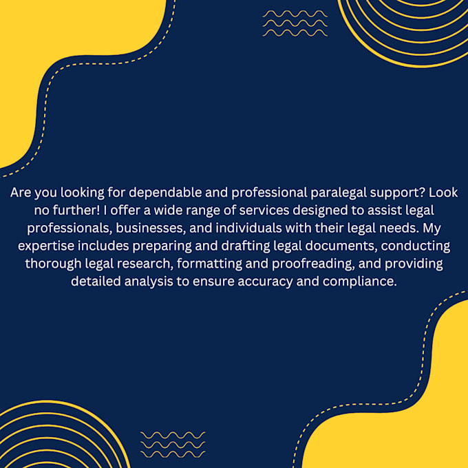 help you with paralegal services