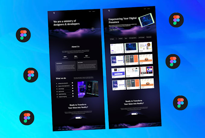 Do professional mobile app and website ui ux design in figma by ...