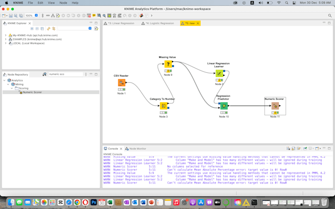 do data analysis in rstudio, knime, orange, rapidminer, smartpls
