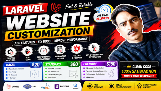 be your laravel PHP and wordpress bug fixing specialist