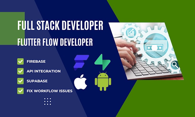 develop flutter app buildship rest apis supabase flutter flow mobile app