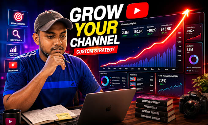 do professional youtube seo optimization and high ctr thumbnails