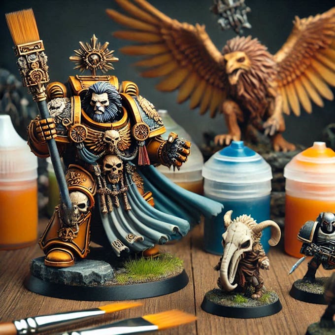 do 3d miniatures space marine 40k warhammer
