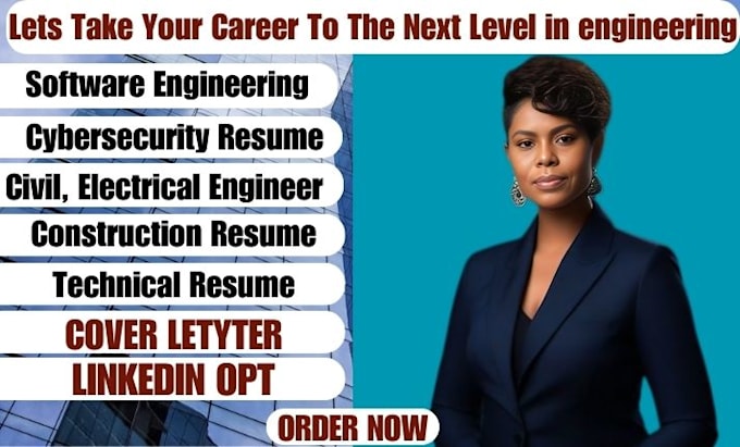 write software engineering, tech, electrical, civil, mechanical, chemical resume