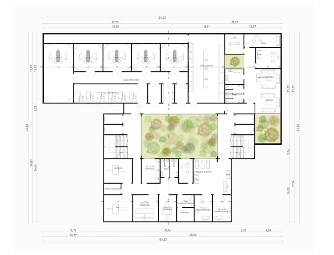 do architectural floor plan, elevations, sections dwg