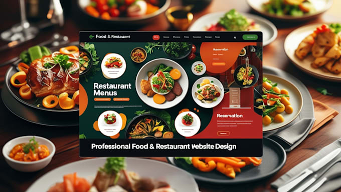 do professional restaurant and food website design using wordpress