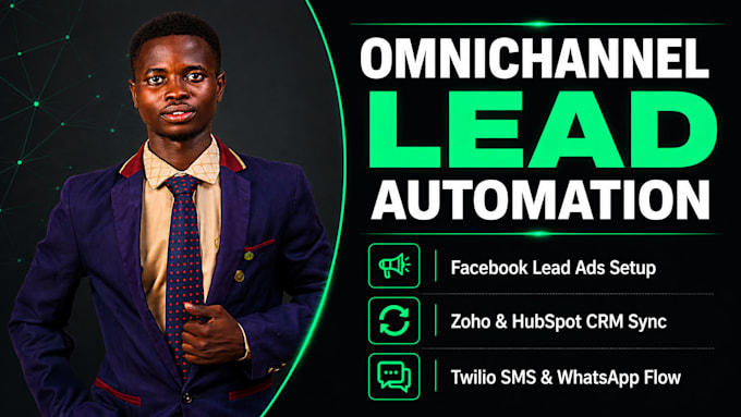 setup facebook ads twilio sms lead follow up zoho hubspot whatsapp integration