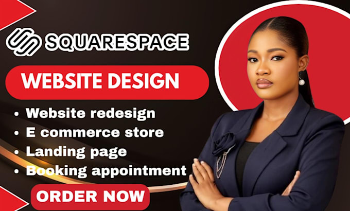 build squarespace website design or redesign squarespace, website development