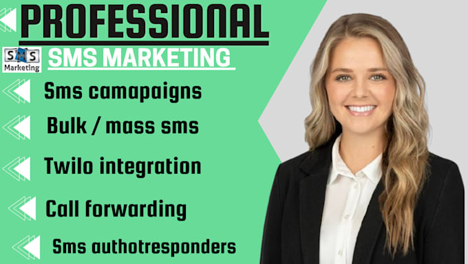 blast bulk sms marketing email campaign text message with twilio sms