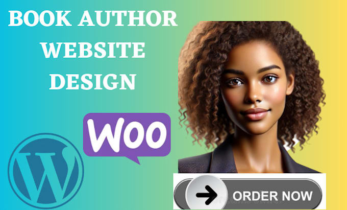 build modern book author website or ebook author website