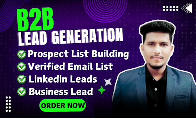 do highly targeted b2b linkedin lead generation and email list building