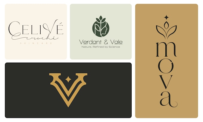 design a luxury minimalist elegant logo design
