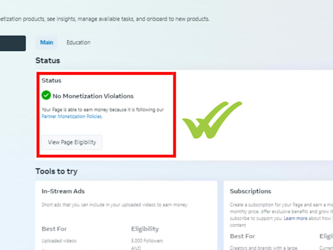 remove facebook page monetization issues in 30 minutes