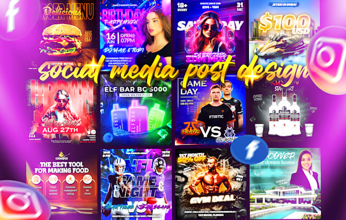 create social media posts, ad creatives, facebook ad, instagram design