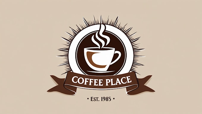 create a professional coffee shop logo design
