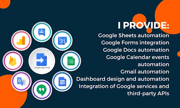 Create or fix script for google sheets automation docs calender gmail