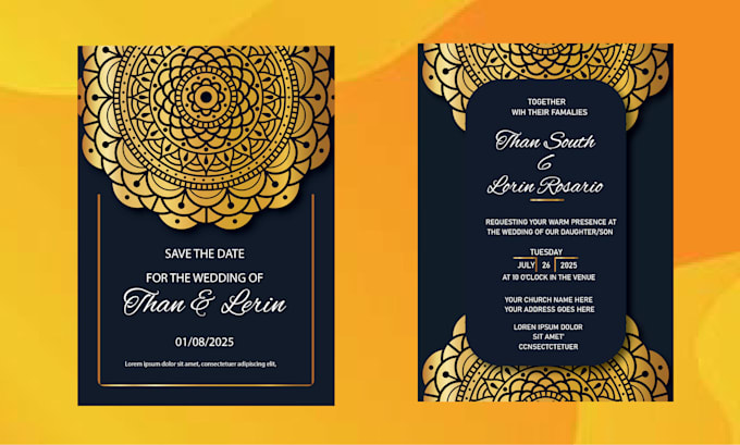 create invitations, wedding and birthday cards