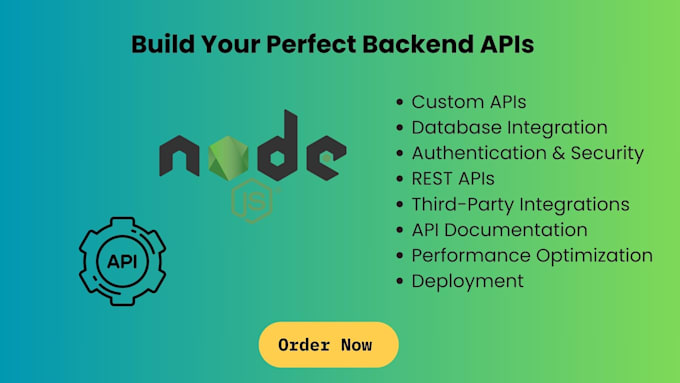 develop your backend apis with nodejs