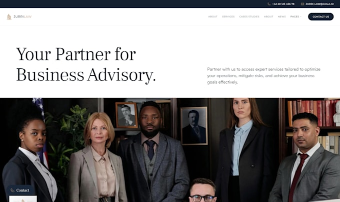 create a professional law firm website