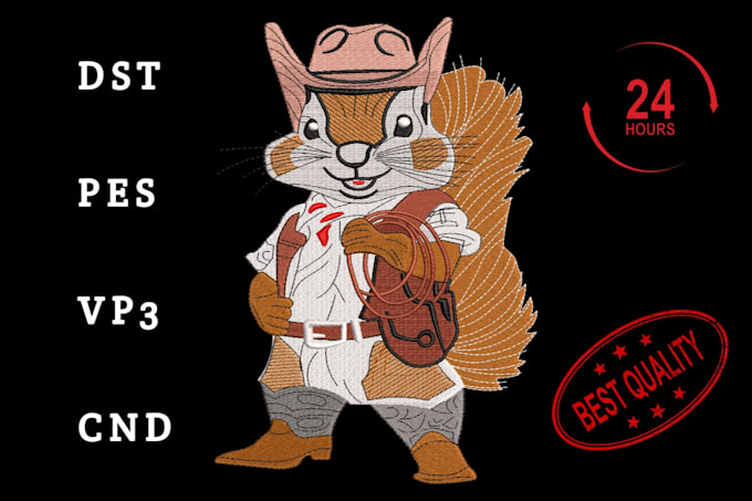 do embroidery digitizing logo into emb dst pes files digitize in 3hr