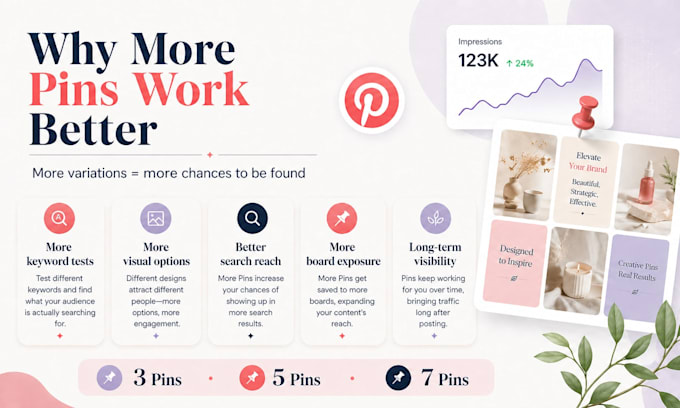 create SEO pinterest pins for organic product promotion
