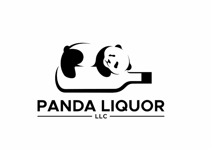 make  colorful panda logo design