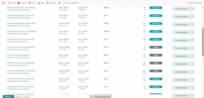 create amazon account fba shipments or fix issues and errors in shipments