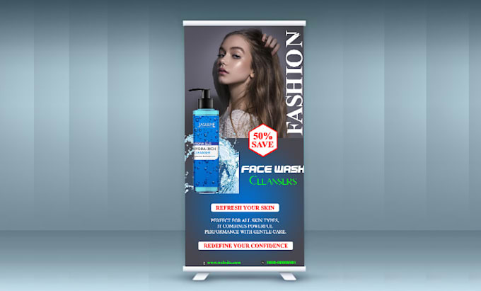 design attractive banner billboard signboard and rollup banner