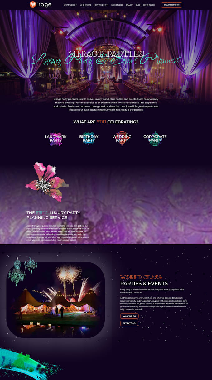 Do website for party rental 360 photo booth event rental ticket party ...