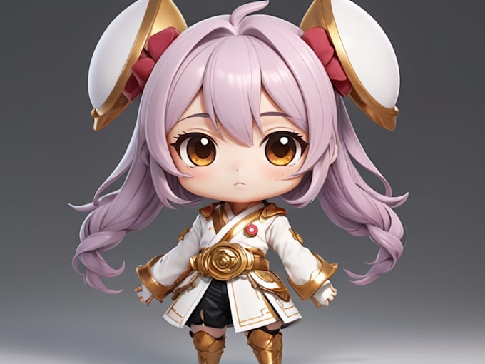 draw a cute chibi anime character