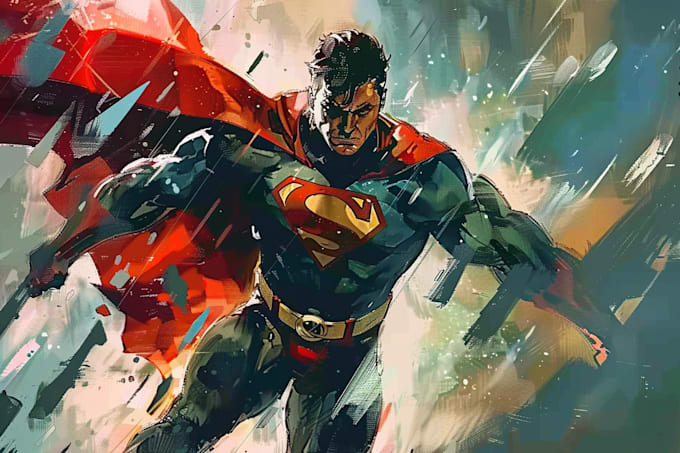do a superhero comic, comic art, comic cover art