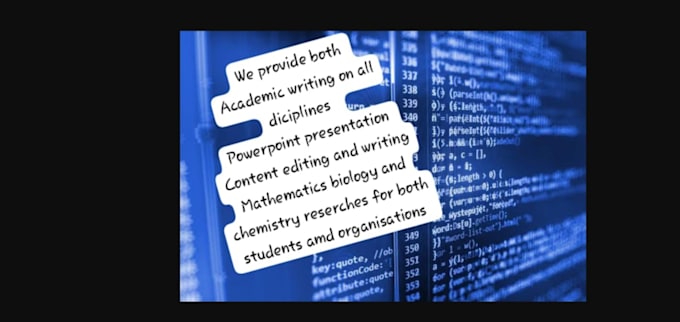 design good presentation and academic writing content