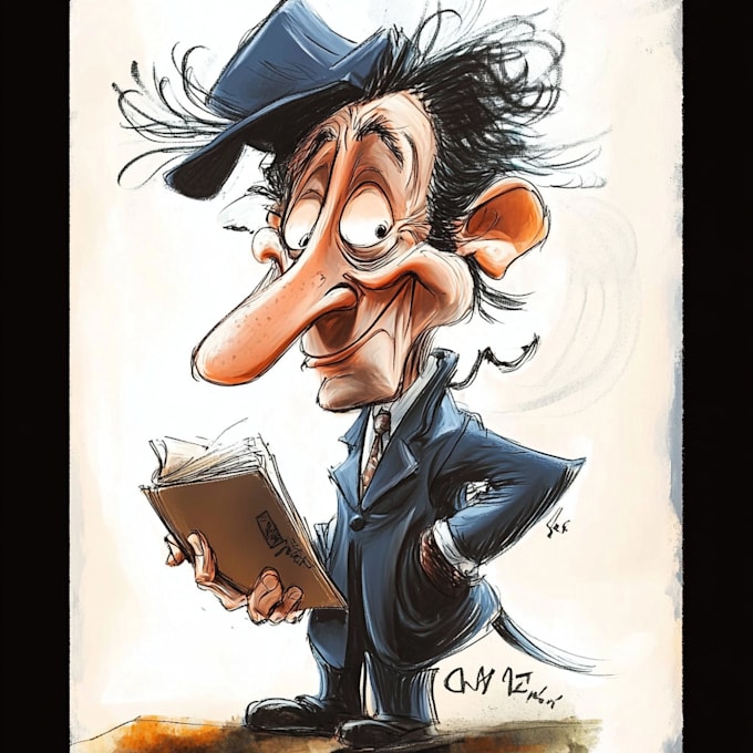 create unique and funny caricature art