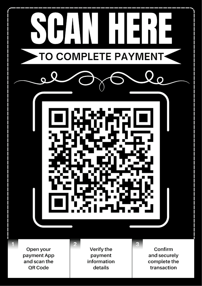 design a qr code poster