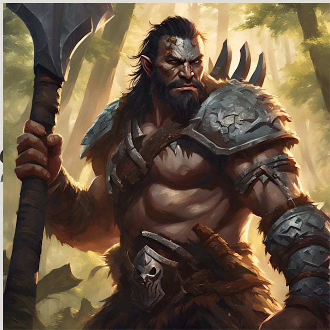 create high quality dnd character art
