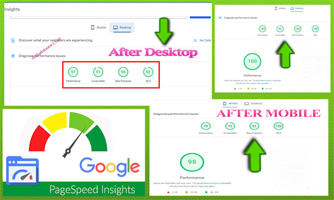 do wordpress speed optimization fix core web vitals page speed insights gtmetrix