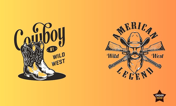design unique western logo designs for authentic branding