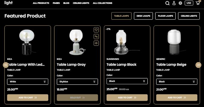 design chandelier website lampshade website led light shopify store