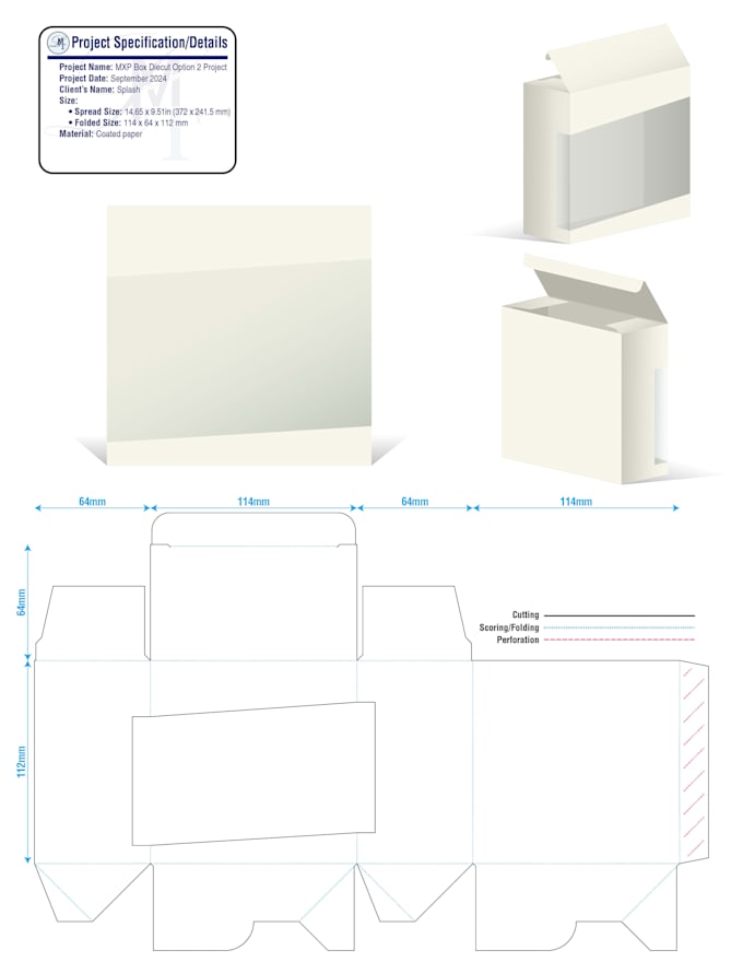 do a packaging box base on what needed