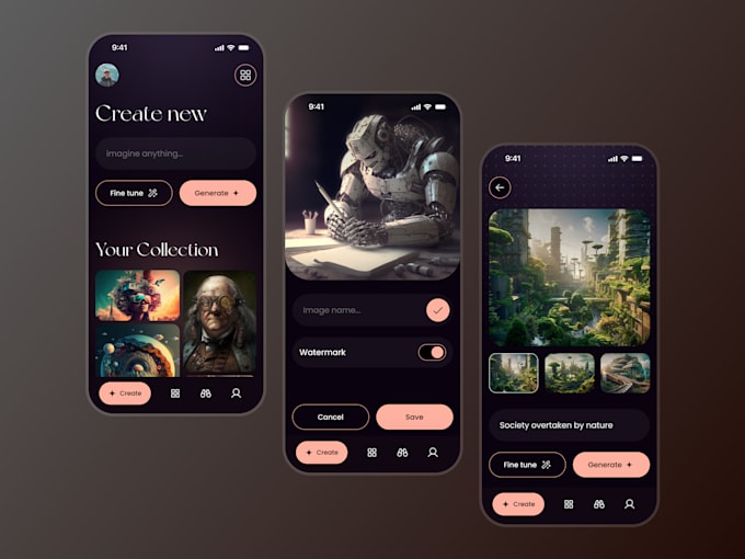 build ai chat app, image generator app or website