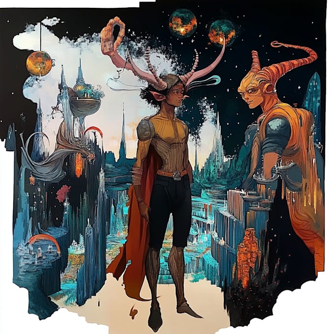 draw your dnd character art
