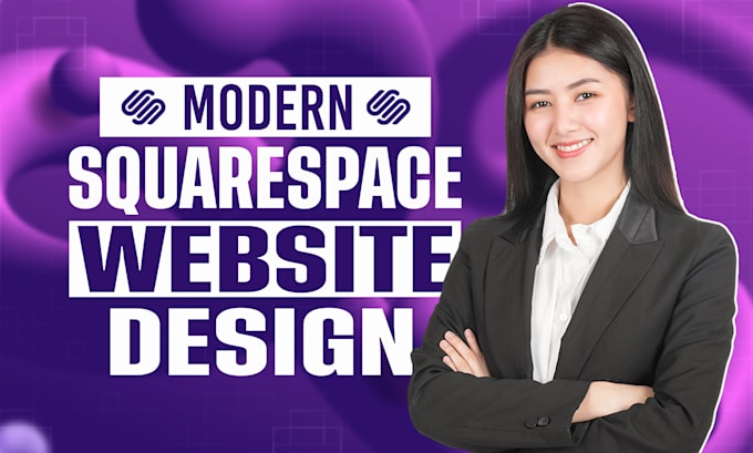 create modern squarespace website design, redesign squarespace website