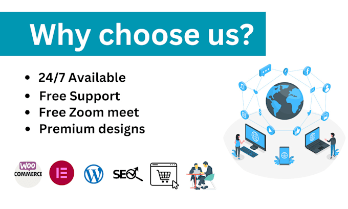 develop business website, landing page and blog website
